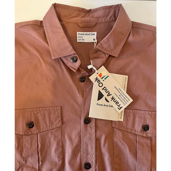 NWT Frank and Oak Relaxed Men’s Button Down - Picture 3 of 9